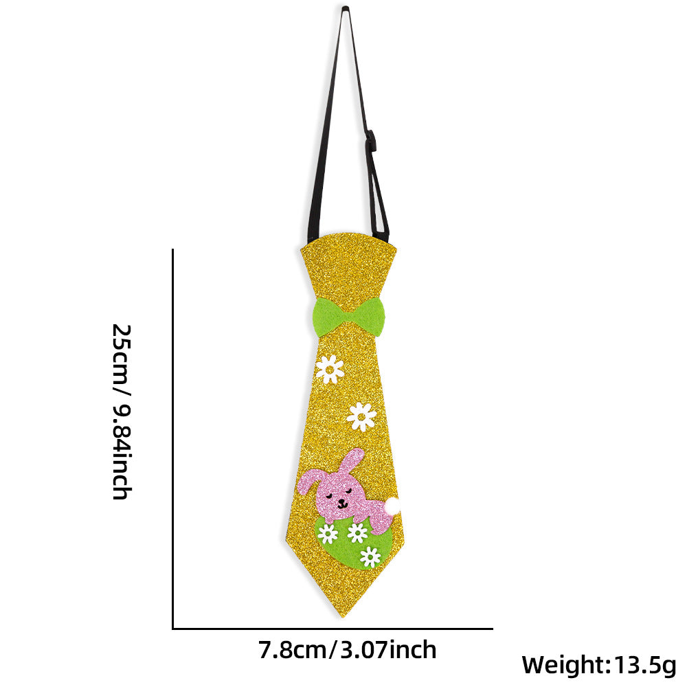 Wholesale Easter tie cartoon rabbit egg bow tie  decoration