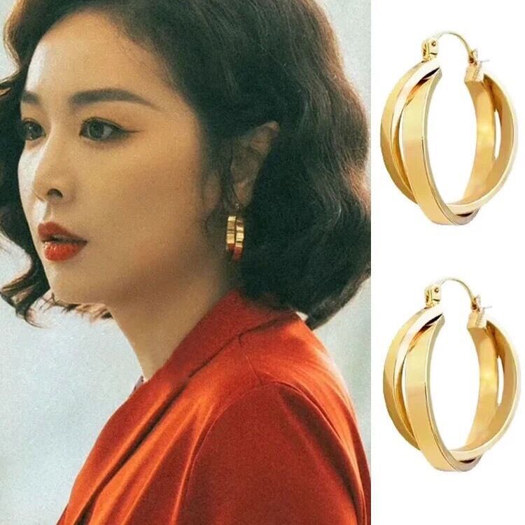 Wholesale Exaggerated Earrings Statemente Earrings Blingbling Earrings ACC-ES-Yinhe005