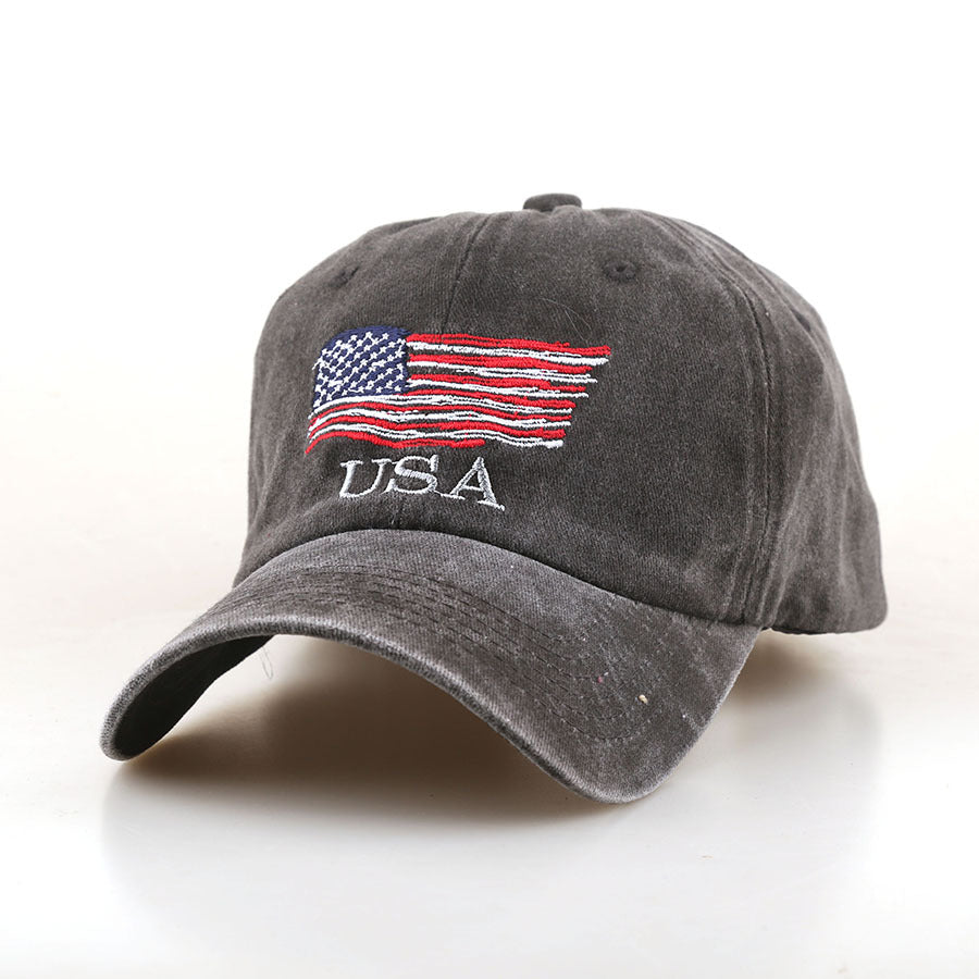 Wholesale USA Baseball Cap Embroidered Letter Adjustable Baseball Cap
