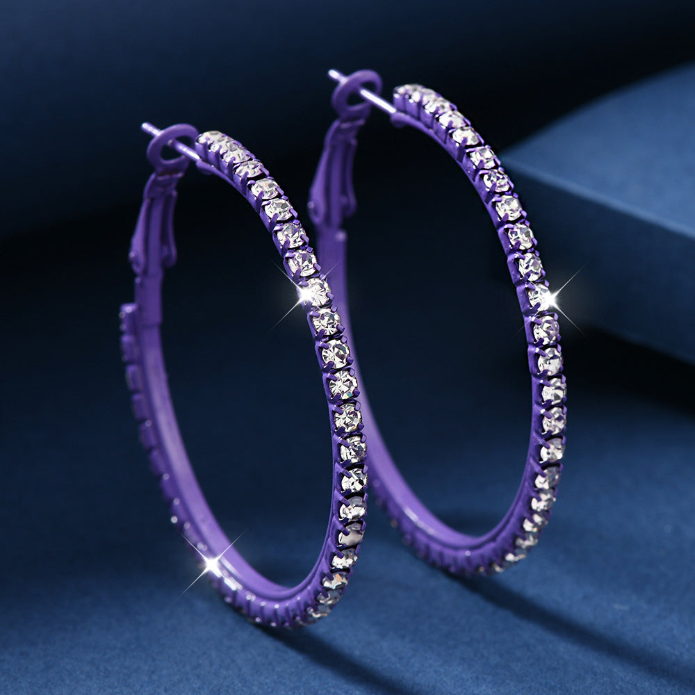 Wholesale Classic Plated Hoop Earrings
