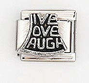 Wholesale DIY Elastic Stainless Steel Italian Charm Bracelet with English Letters,  Cute Style,  Fashion Accessory for Boutique Resale