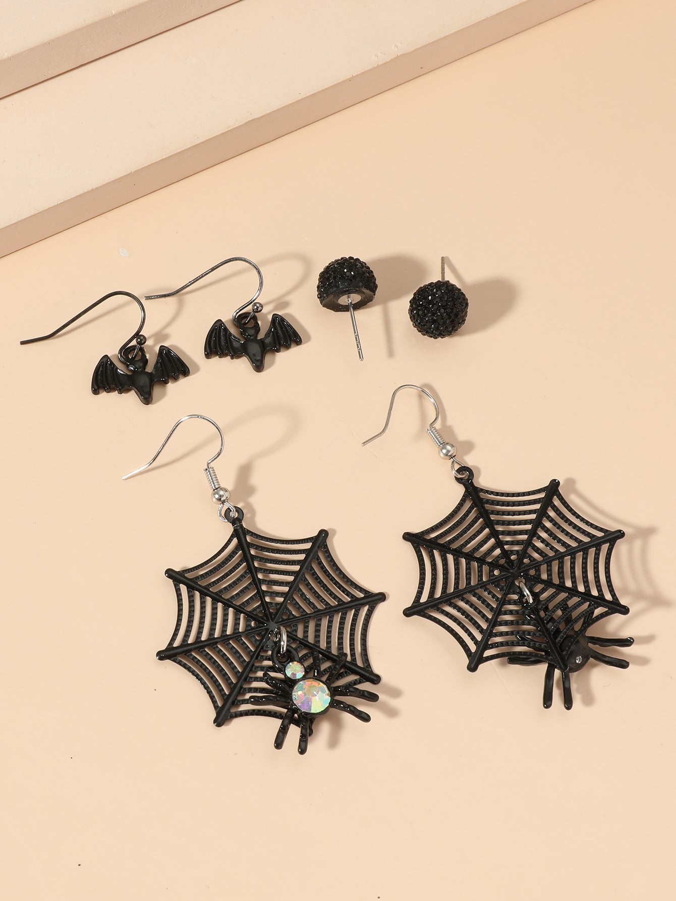 Wholesale  Ghost Skull Earring Set - Retro Alloy Pumpkins &  s - Fashion Accessory for Party Wear