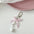 Wholesale  pink bow cute pet keychain