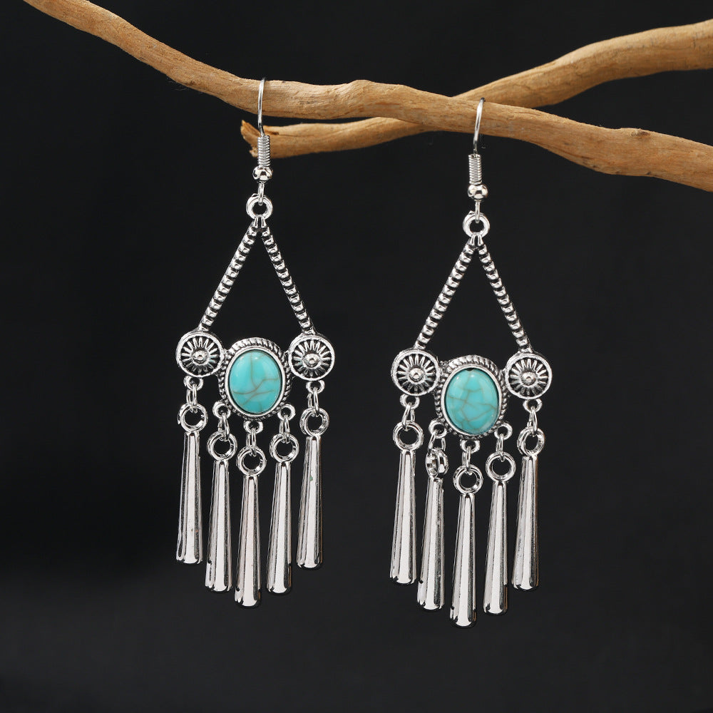 Wholesale  Bohemian Vintage Ethnic Style Earrings