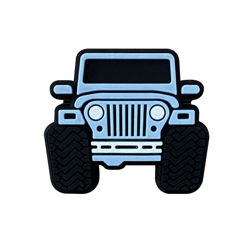 Wholesale 10pcs Car Silicone Beads Focal Beads DIY Accessories ACC-BDS-WDX072