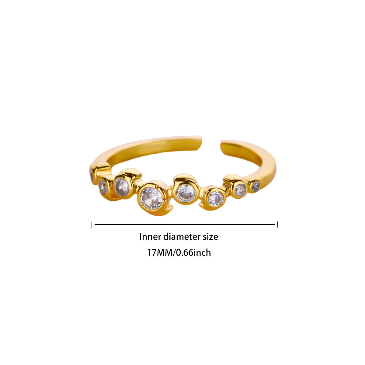 Wholesale Copper ring inlaid with colorful cubic zirconia in a butterfly and flower design