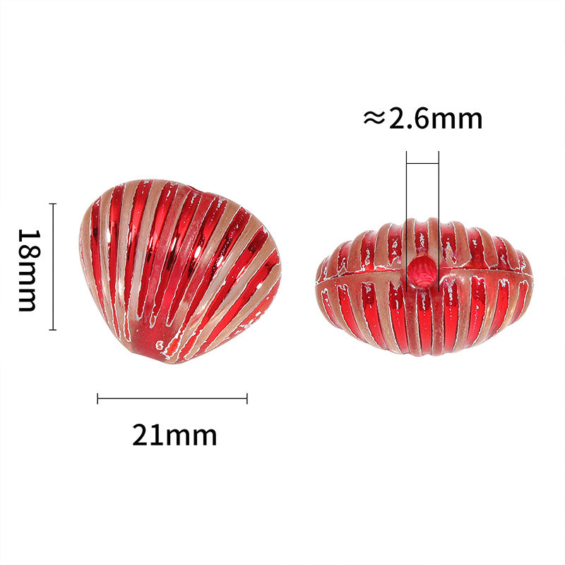 Wholesale random 100pcs Acrylic Beads with Straight Holes
