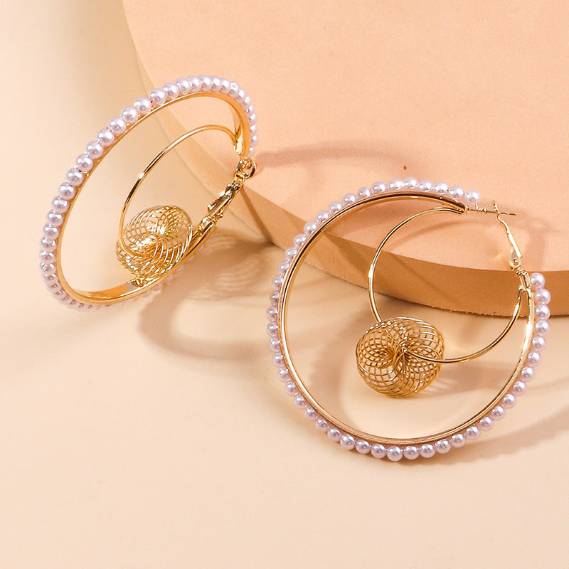 Wholesale Geometric Metal Earrings ACC-ES-YueSen009