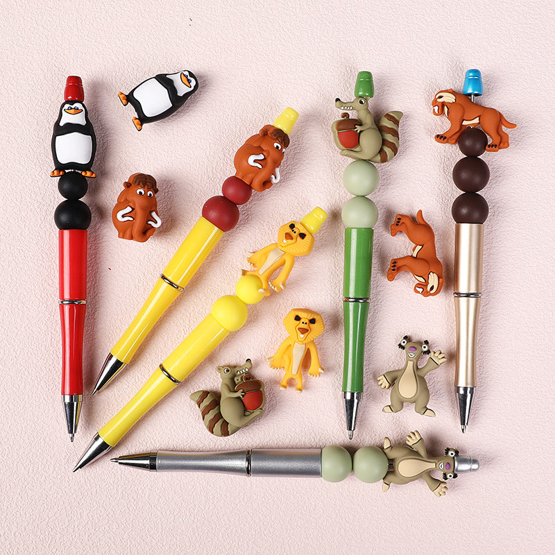 Wholesale 20pcs Cartoon Animal Focal Beads DIY Bead Accessories