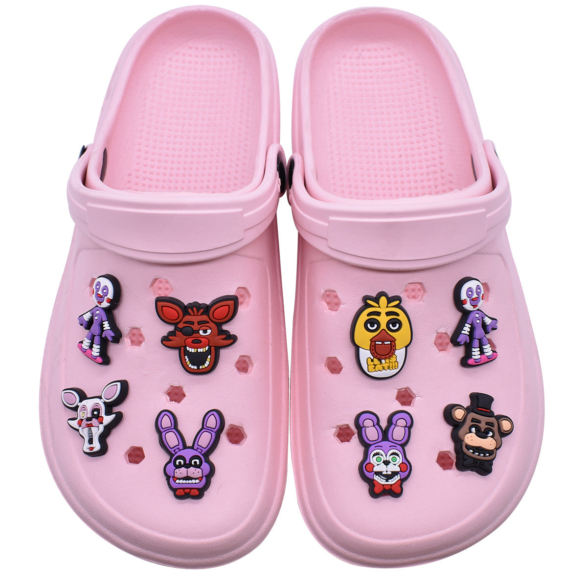 Wholesale Random 100pcs Animal PVC Soft Rubber Shoe Buckle Decoration ACC-SC-RYY074