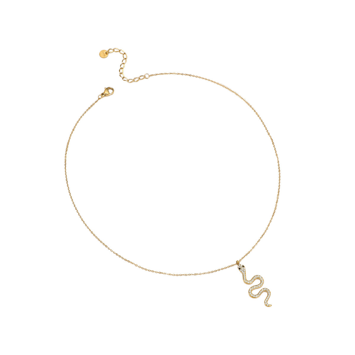 Wholesale snake pendant stainless steel necklace