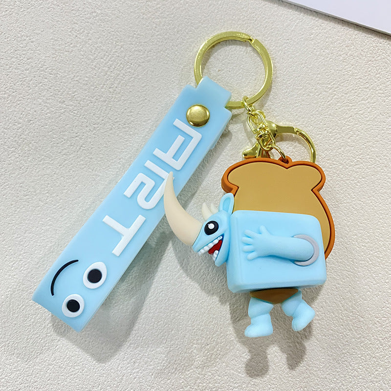 Wholesale Soft  Doll Wooden Stick Keychain ACCVIP