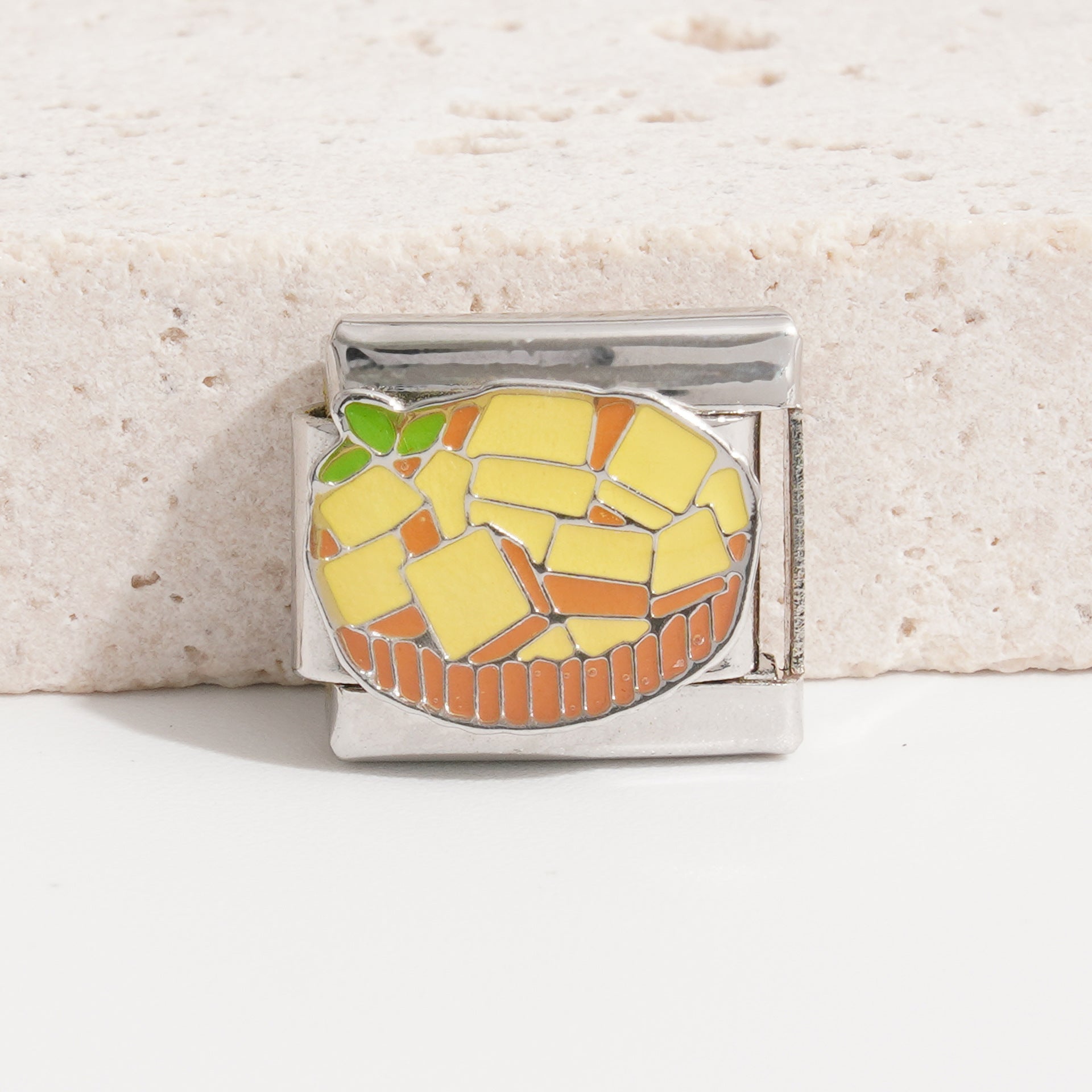 Wholesale Italian Charm Bracelet 9mm DIY Splicing Creative Pattern Stainless Steel Composable Bracelet