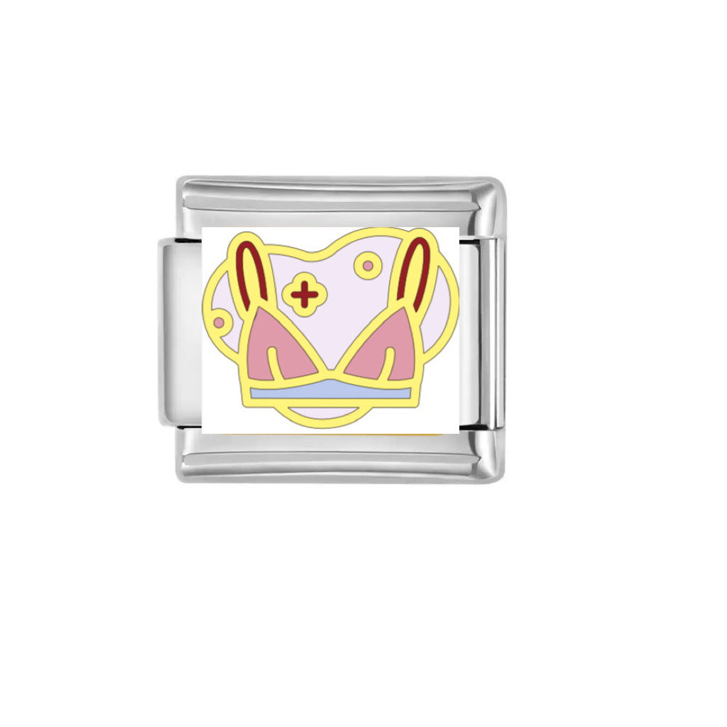 Bracelet de charme italien en gros 9 mm DIY SÉPLICATION SUMBRE BRACILLE DE COMPOSABLE D'ACIER SUMBRE