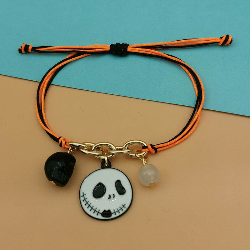 Wholesale Halloween Skull Ghost Cat Pumpkin Luminous Bracelet ACC-BT-Haol006