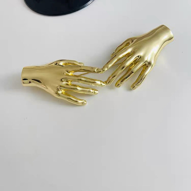 Wholesale  double palm brooch fashionable brooch