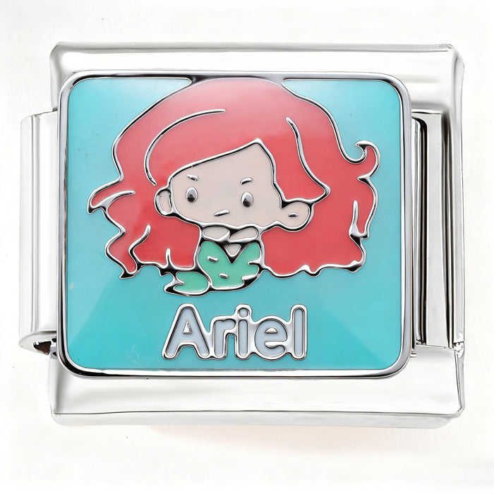 Wholesale 9mm Italian Charm Starter Bracelets DIY Cute cartoonStainless Steel Composable Bracelet