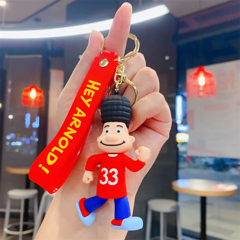 Wholesale Cute cartoon silicone keychain