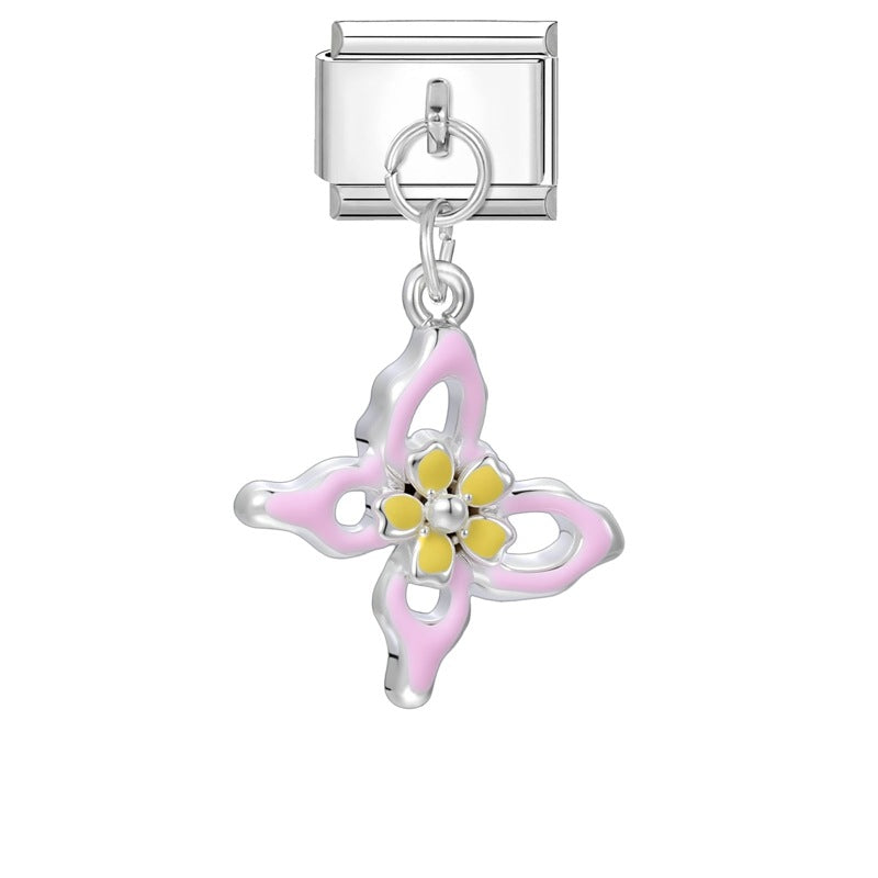 Wholesale Italian modular multifunctional DIY steel pendant bracelet