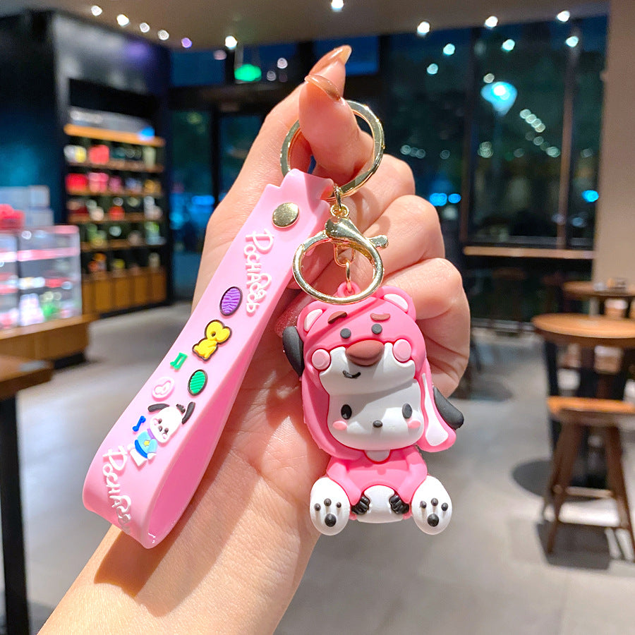 Wholesale Cartoon PVC Soft Glue Cute Keychain ACCVIP-KC-GongZ029