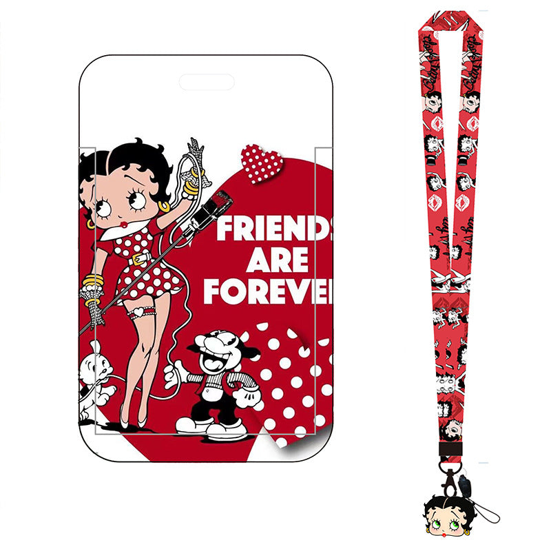 Wholesale Cute Cartoon Girl Lanyard Keychain ACCVIP-KC-AShi004