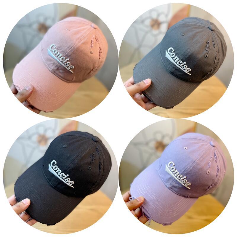 Wholesale  Letter Baseball Cap  Small Soft Top Cap