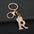 Wholesale  English letters encrusted diamond keychain