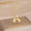 Wholesale Brass Glow Balloon Bubble Cute Chubby 26 English silver Letter Pendant Necklace