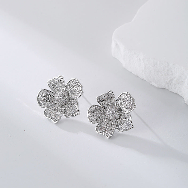 Wholesale Luxury Flower Earrings