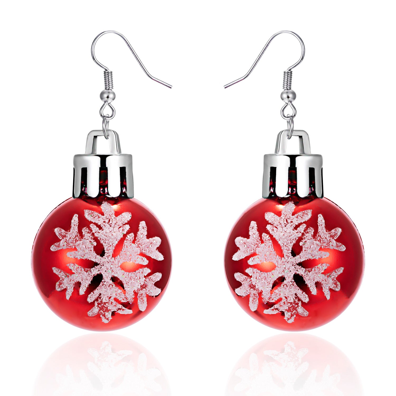 Wholesale Snowflake Star Christmas Ball Fashion Light Bulb Earrings