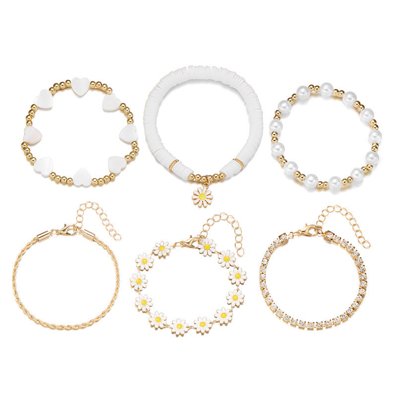 Wholesale  Flower Beaded Bracelet suit