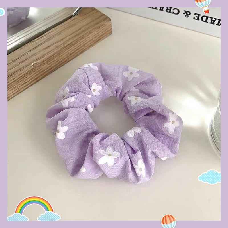 Wholesale Purple Mesh Hair Ties Large Intestine Hair Scrunchies ACC-HS-Weim001