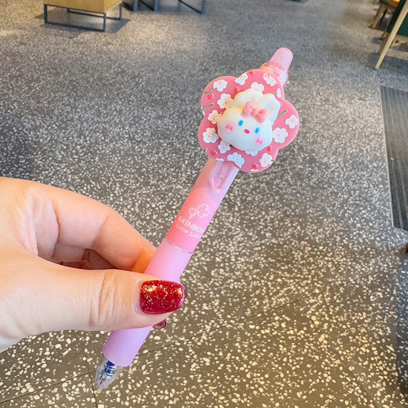 Wholesale Cherry Blossom Rabbit Press Gel Pen