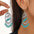 Wholesale  bohemian Retro ethnic style turquoise dangle earrings