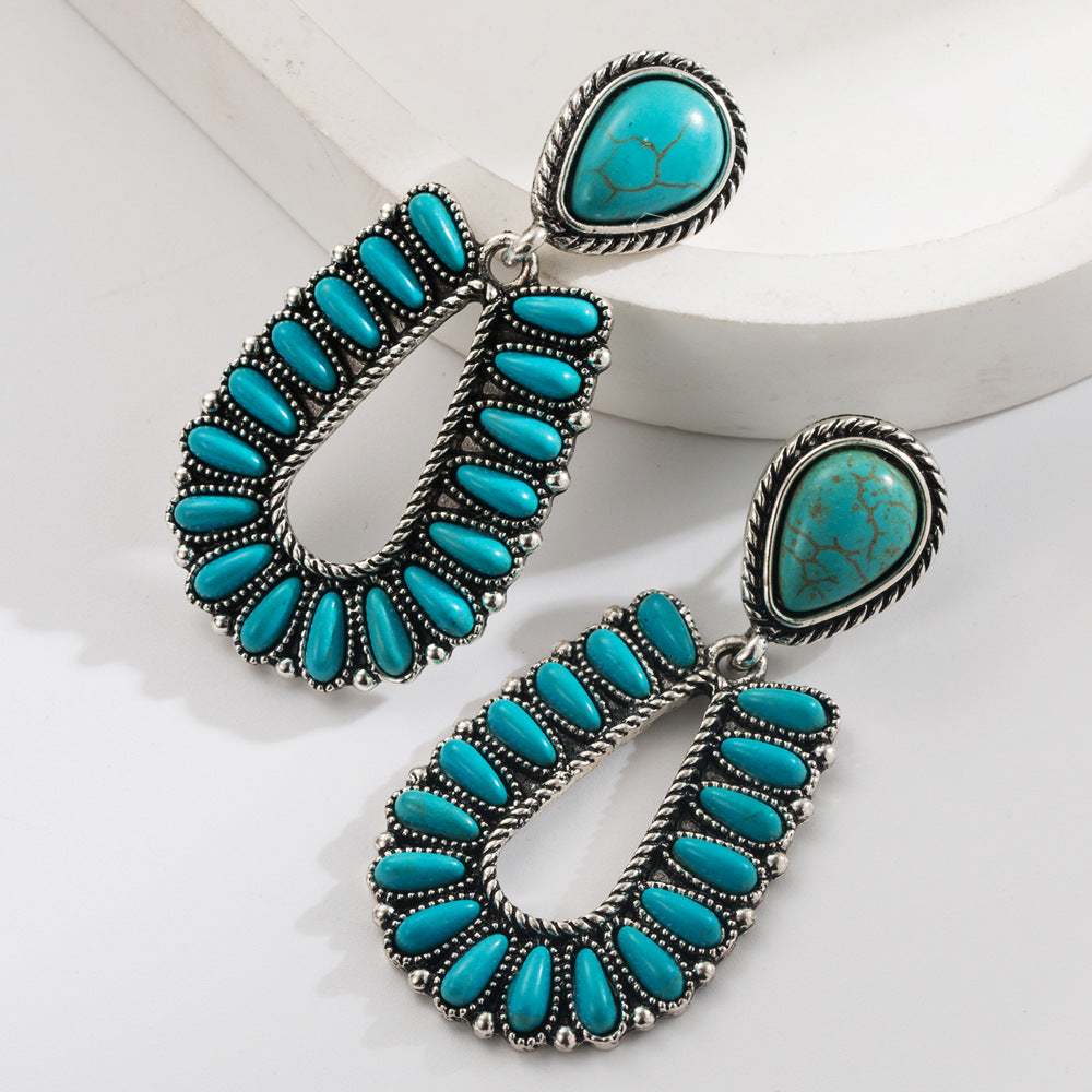 Wholesale Western Style Turquoise Earrings