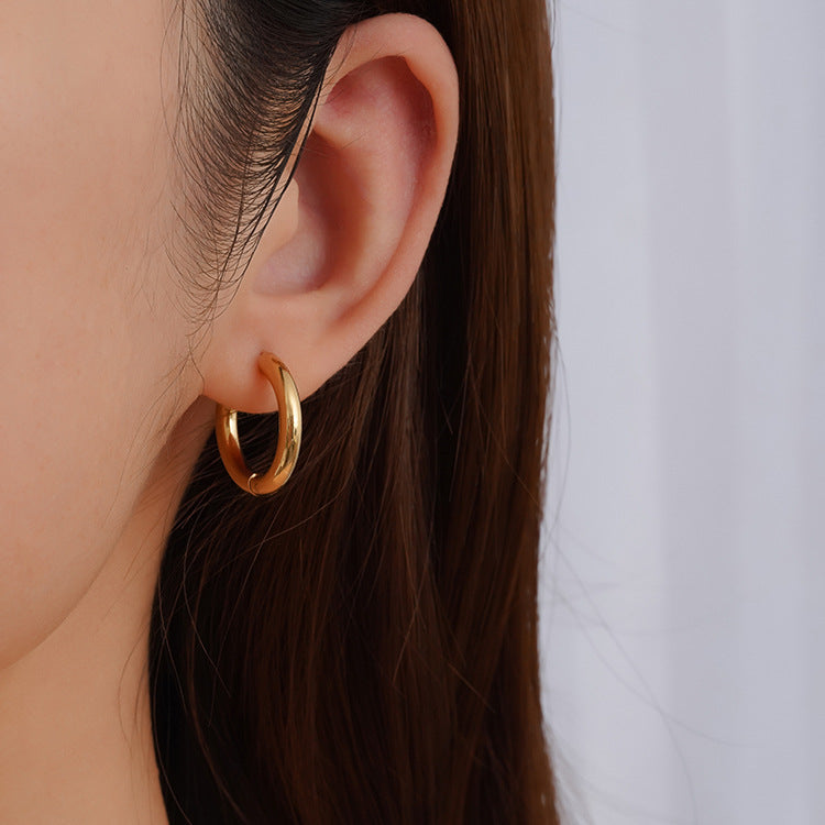 Wholesale Stainless steel hoop earrings