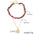 Wholesale  Summer Shell Color Stone Color Shell Natural Stone Necklace