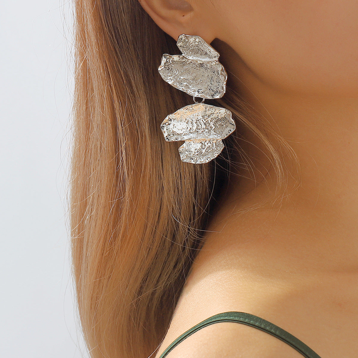 Wholesale  Retro  Fashion Exaggerated  Alloy Earrings