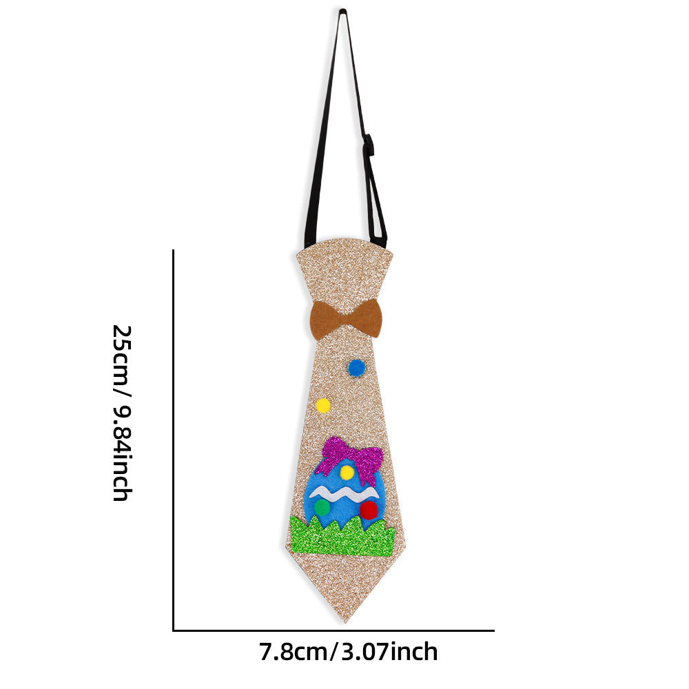 Wholesale Easter tie cartoon rabbit egg bow tie  decoration