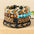 Wholesale Bohemian Handmade Woven Wood Turquoise Bracelet Set