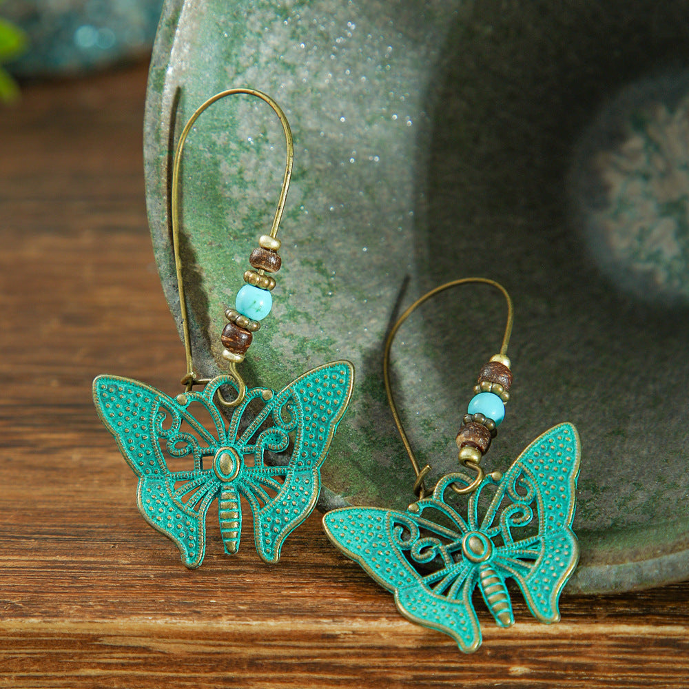 Wholesale  retro alloy earrings Bohemian fashion jewelry