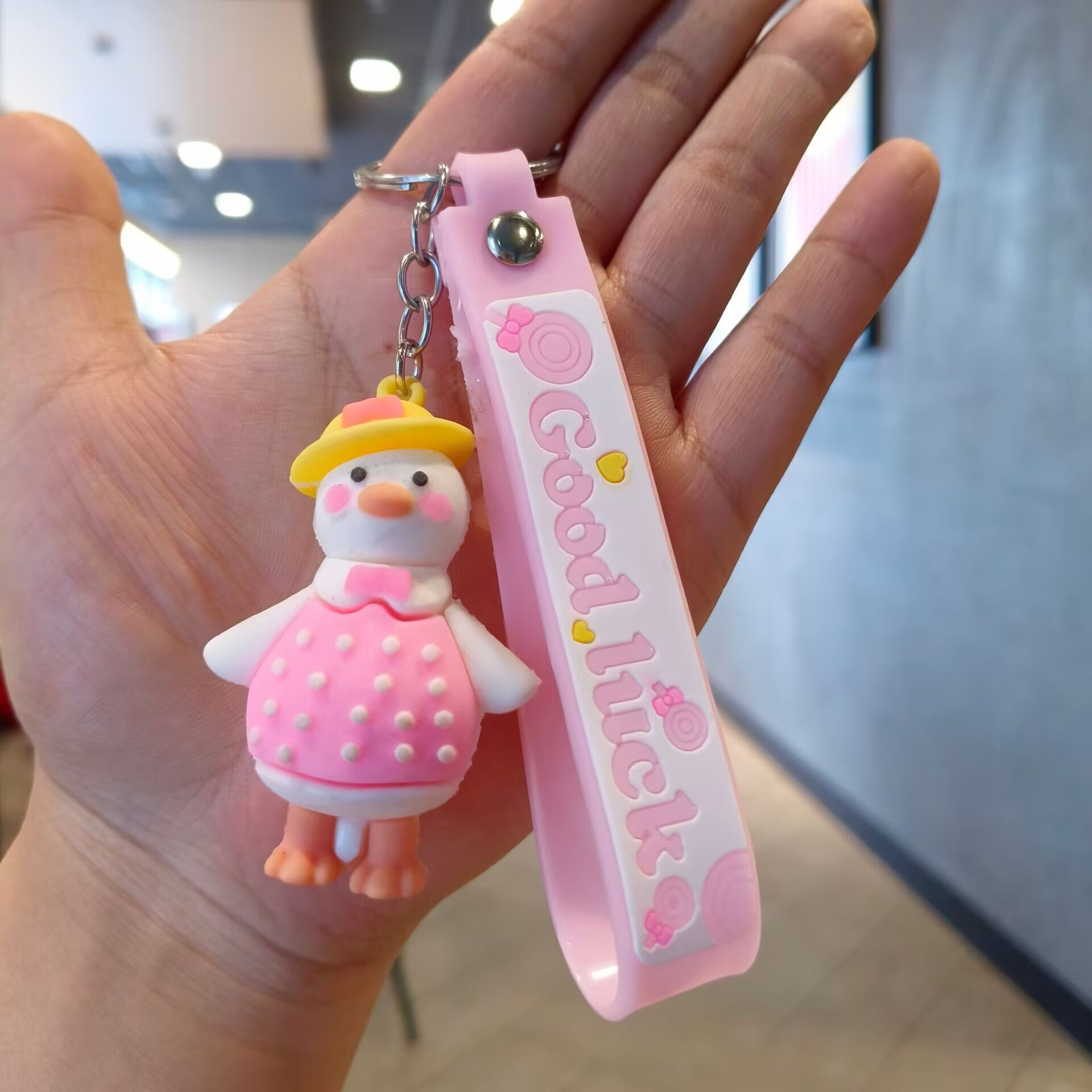 Wholesale Cute Cartoon Duck Keychain Bag Charm Fashion Accessory