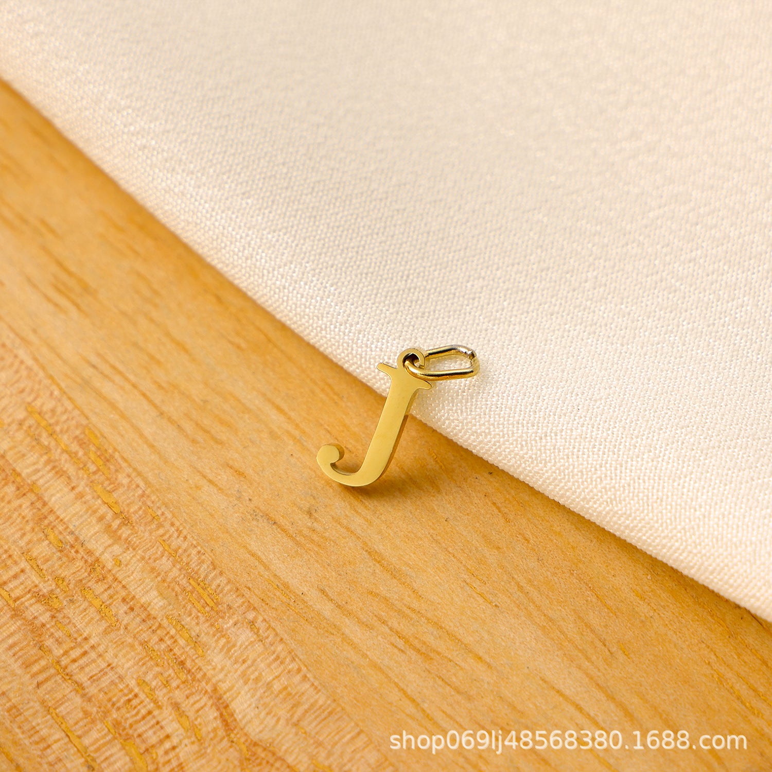 Wholesale Titanium steel letter pendant