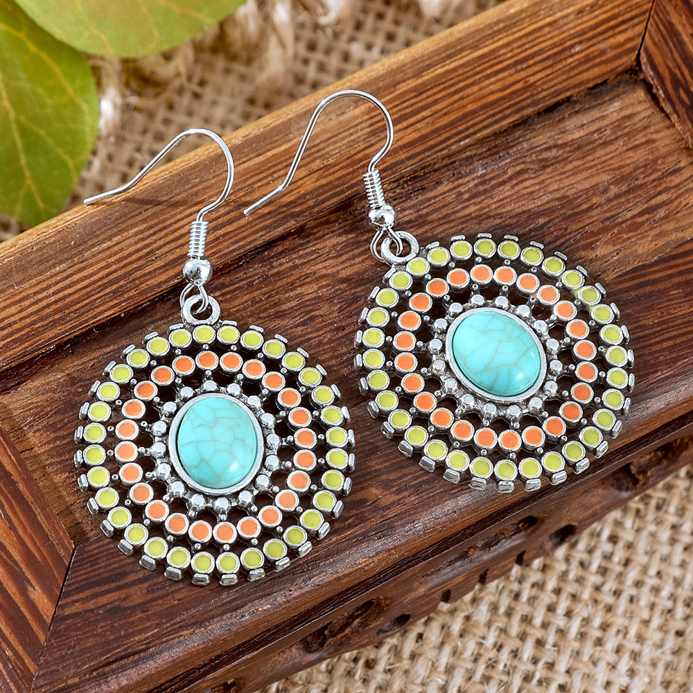 Wholesale Bohemian Tassel Earrings,  Handmade Beaded Alloy Earrings for Seaside Vacations,  Trendy Jewelry Accessory