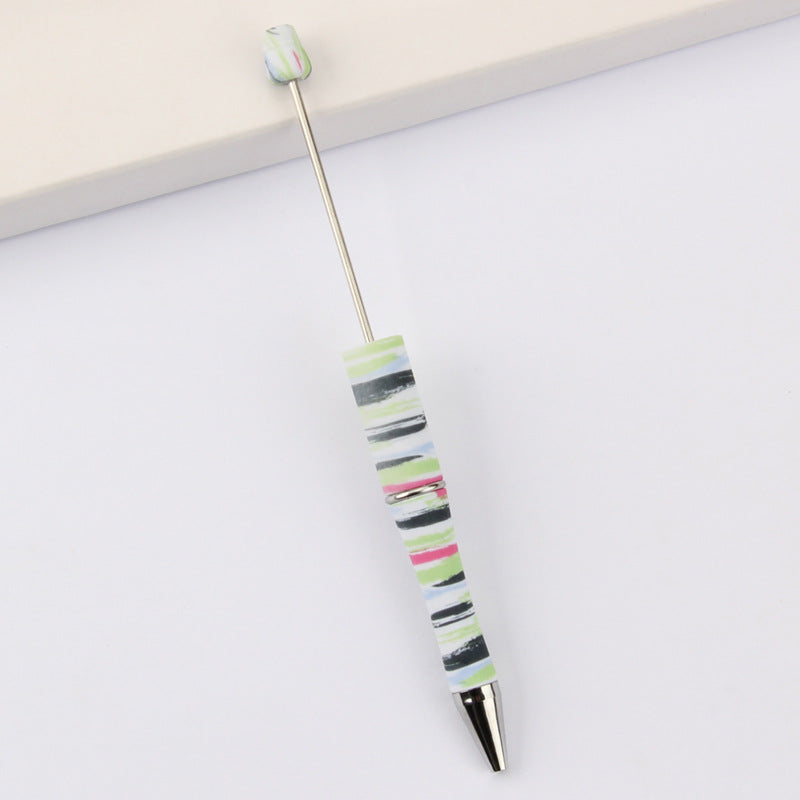 Wholesale Beadable Pens Leopard Print Floral Cow Independence Day Print DIY Beaded Pens ACC-PN-JinBN015