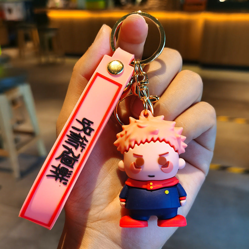 Wholesale Cartoon PVC Soft Keychain Cute Keychain ACC-KC-DingMing002