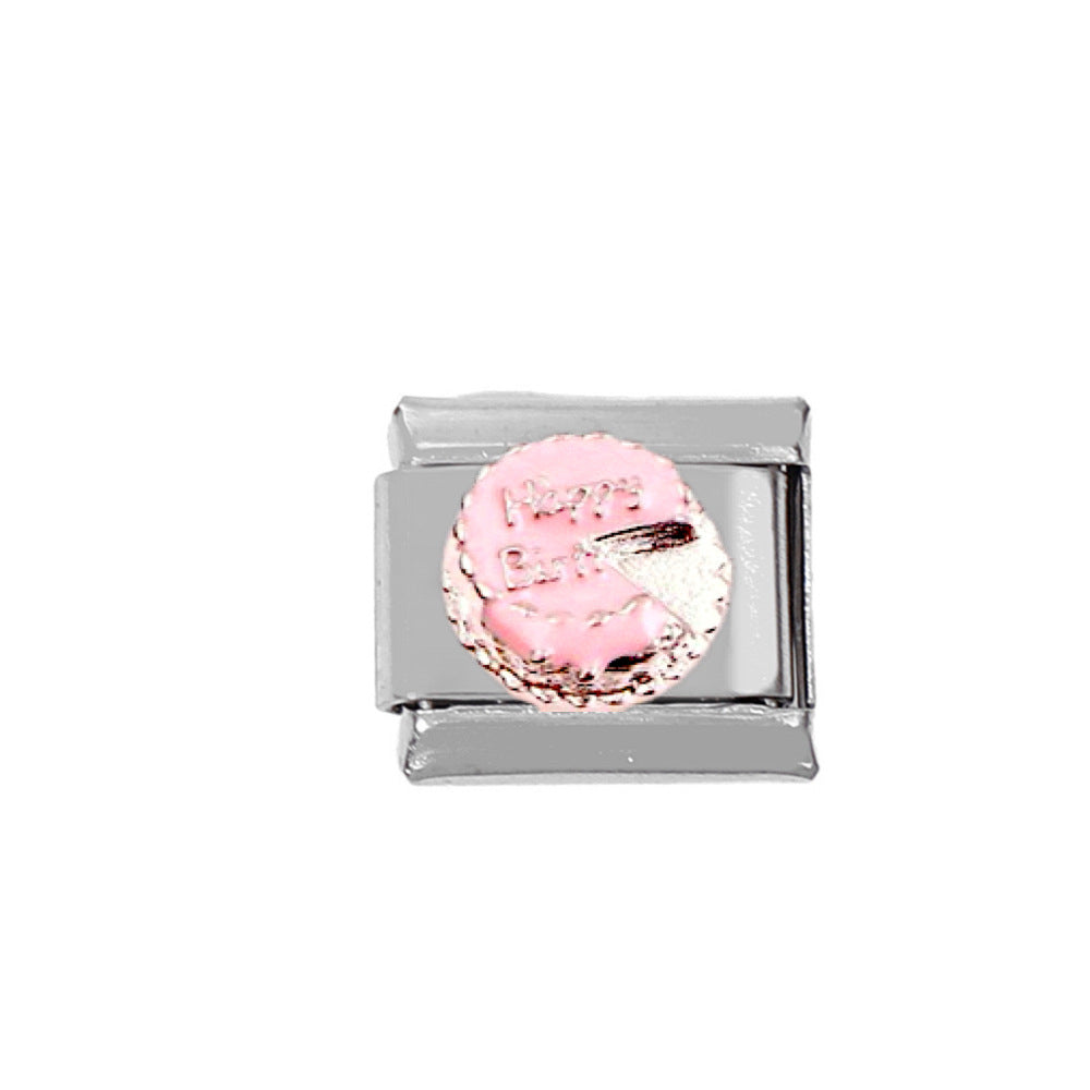 Wholesale Hamburger Coffee Stainless Steel DIY Charm Module For Bracelet Necklace Making Craft Supply