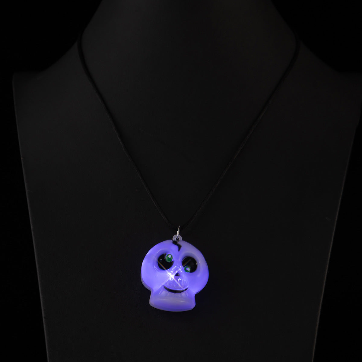 Wholesale Halloween Pumpkin Ghost Cat Glowing Necklaces Earrings  ACC-NE-ChuanSha002