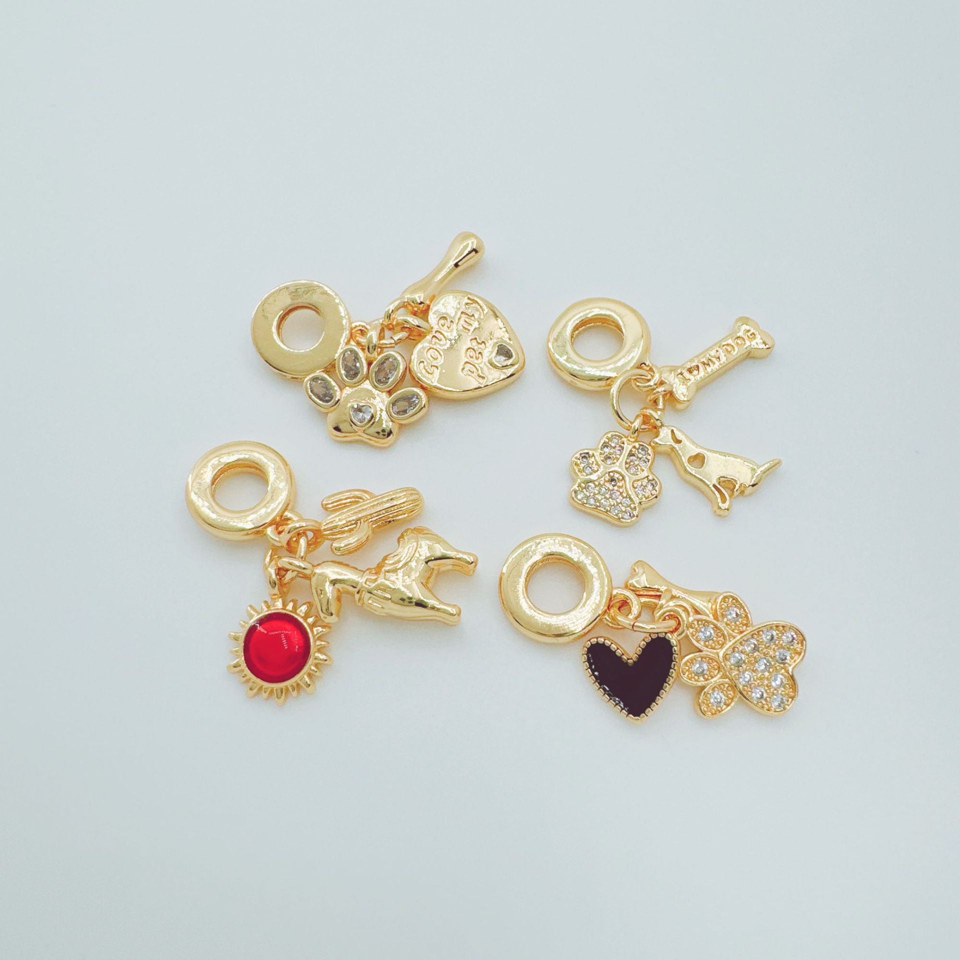 Wholesale European American Style Gold Plated Copper Necklace and Pendant Set Chic Jewelry for Women