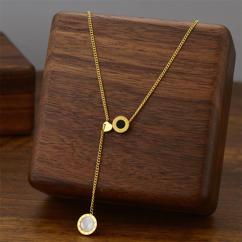 Wholesale Titanium Steel Necklace Women ACC-NE-Quanx008